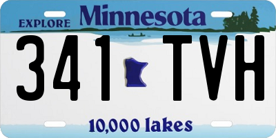 MN license plate 341TVH