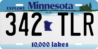 MN license plate 342TLR