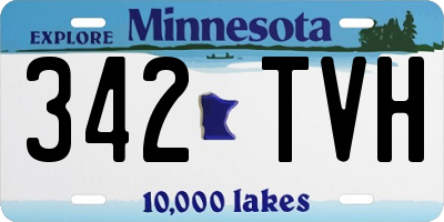 MN license plate 342TVH
