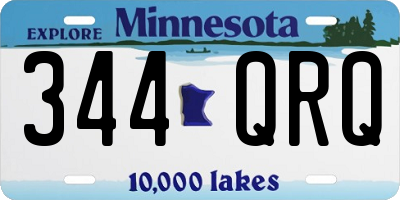 MN license plate 344QRQ