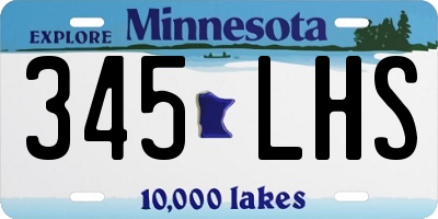 MN license plate 345LHS