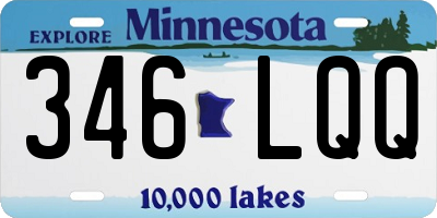 MN license plate 346LQQ
