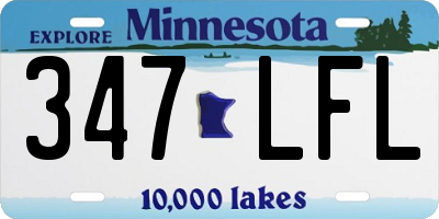 MN license plate 347LFL