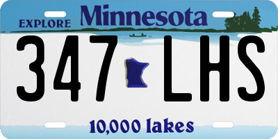 MN license plate 347LHS