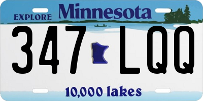 MN license plate 347LQQ