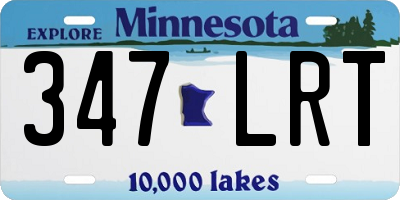 MN license plate 347LRT