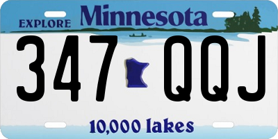 MN license plate 347QQJ