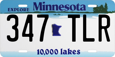 MN license plate 347TLR