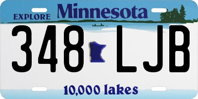 MN license plate 348LJB