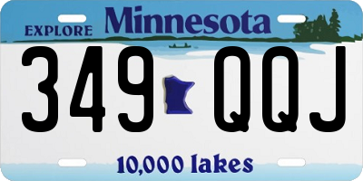 MN license plate 349QQJ