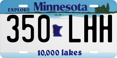 MN license plate 350LHH