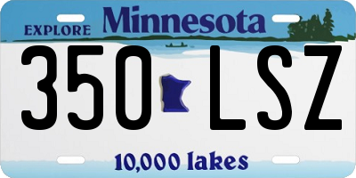 MN license plate 350LSZ