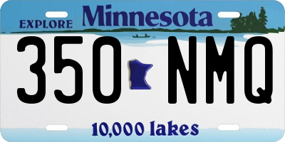 MN license plate 350NMQ