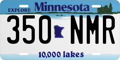 MN license plate 350NMR