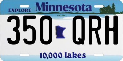 MN license plate 350QRH