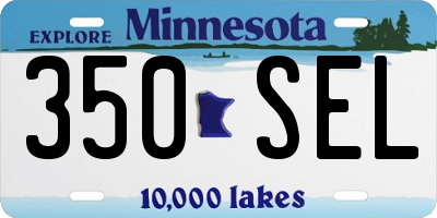 MN license plate 350SEL