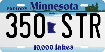 MN license plate 350STR