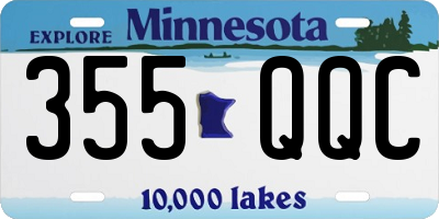 MN license plate 355QQC