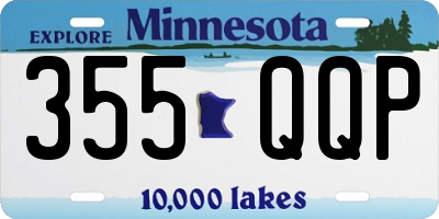 MN license plate 355QQP