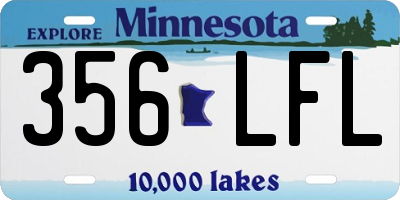 MN license plate 356LFL