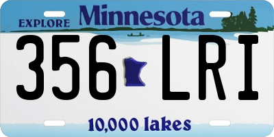 MN license plate 356LRI