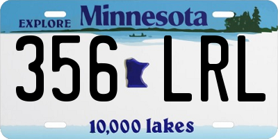 MN license plate 356LRL
