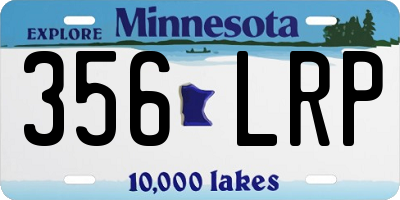 MN license plate 356LRP