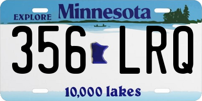 MN license plate 356LRQ