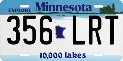 MN license plate 356LRT