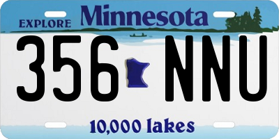 MN license plate 356NNU