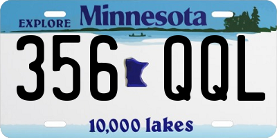 MN license plate 356QQL