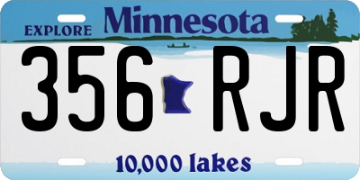 MN license plate 356RJR