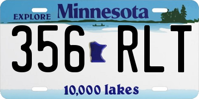 MN license plate 356RLT