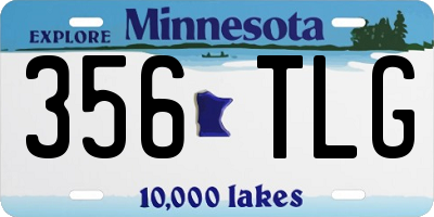 MN license plate 356TLG