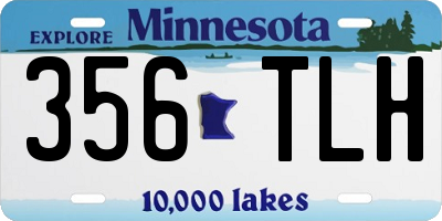 MN license plate 356TLH