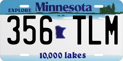MN license plate 356TLM