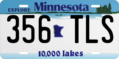 MN license plate 356TLS