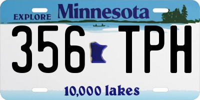 MN license plate 356TPH