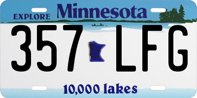MN license plate 357LFG