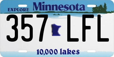 MN license plate 357LFL
