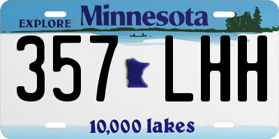 MN license plate 357LHH