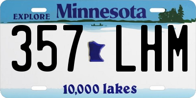 MN license plate 357LHM