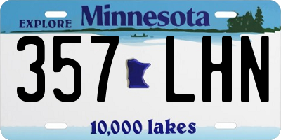 MN license plate 357LHN