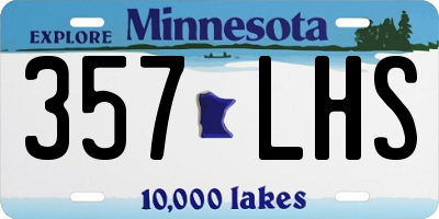 MN license plate 357LHS