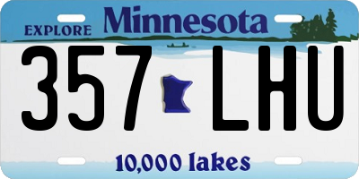 MN license plate 357LHU