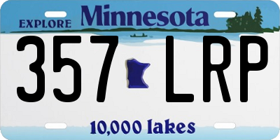 MN license plate 357LRP
