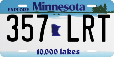 MN license plate 357LRT