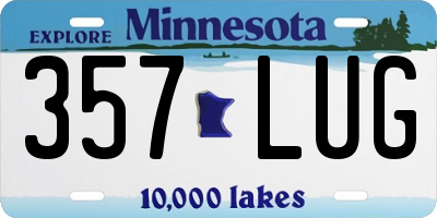 MN license plate 357LUG