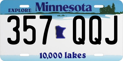 MN license plate 357QQJ