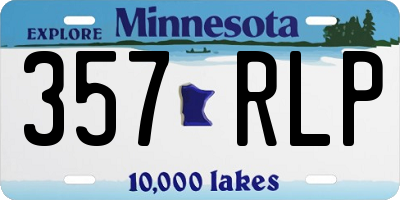 MN license plate 357RLP